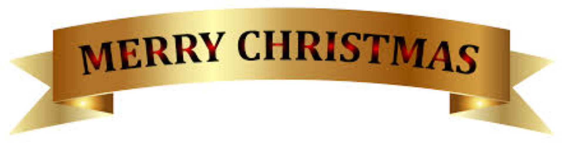 GOLDEN MERRY CHRISTMAS 28X40.5CM PVC 292119